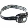 Pelican LED Headlamp w/ Rubber Head Strap, Black