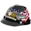 V-Gard® Hard Hat Cap w/ American Flag Eagle