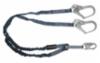 100% Tie-Off Shock Absorbing Lanyard w/Steel Connectors, 6'