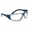 MSA Easy Flex Safety Glasses with Blue Gray Frame and Clear Lens