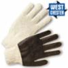 PVC Palm Coated Knit Wrist Gloves, LG
