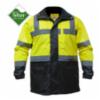 Class 3 High Visibility Parka Jacket, Lime, 2X-Large