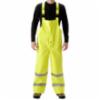 Nasco Sentinel™ Class E FR Rain Bib Overalls, 19 cal/cm2, Fluorescent Lime Yellow, SM