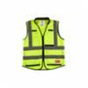Milwaukee High Visibility Yellow Performance Safety Vest, SM/MD