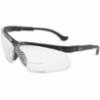 Honeywell Uvex Genesis Glasses with Black Frame and Clear Lens,  1.0 Diopter