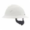 MSA V-Gard C1™ Full Brim Vented Hard Hat, Fas-Trac III, White, with CLHB logo
