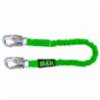 Buckingham Stretch w/ Aluminum Snaps, Safety Green, 6'