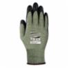 Ansell PowerFlex® Cut Resistant FR Knit Palm Coated Work Gloves, 12 cal/cm2, Green, XSM