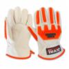 DiVal Deluxe Goatskin Leather Driver Glove w/ TPR Impact Protection, 2XL