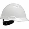 3M H-700 Series 4pt Ratch Hard Hat, Wht, 20/cs, w/ UVicator