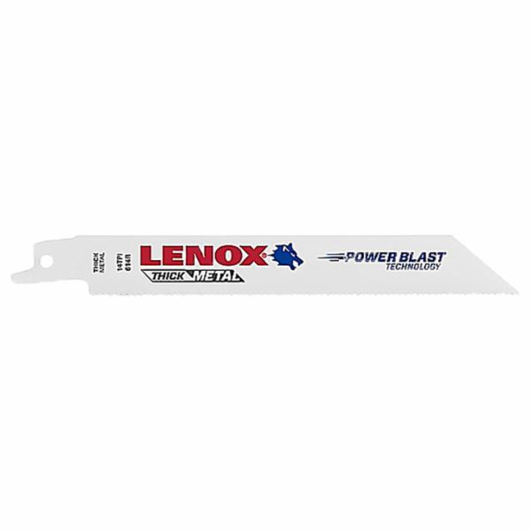 Lenox® Metal Cutting Reciprocating Saw Blade, 8" x 3/4" x .035", 18 TPI, 5/PK