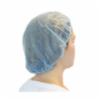 Blue Bouffant Polypropylene Cap, 24"