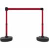 Banner Stakes PLUS Barrier Set X2, Red Blank Banner