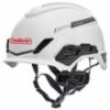 MSA V-Gard® H1 Safety Helmet with Fas-Trac III Pivot, No Vent, White, Clean Harbors Logo