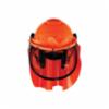 3M™ H-706 Forestry System, 4 Point Ratchet Hard Hat, Unvented, Visor, Shield