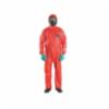 Alphatec Taped Hooded Coverall, Orange, 5XL, 6/CS