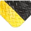 Wearwell Dry Anti-Fatigue Mat. Black/Yellow/ 6' x 4'
