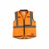 Milwaukee High Visibility Orange Performance Safety Vest, SM/MD (CSA)