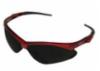 Kimberly Clark Nemesis Red Frame, Smoke Lens Safety Glasses