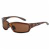 Crossfire Infinity HD Brown Polarized Lens, Crystal Brown Frame Safety Glasses