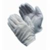 Unhemmed Mens Lisle Glove, 10", White