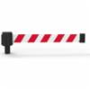 Banner Stakes Replacement 15' PLUS Banner, Red/White Diagonal Stripe (Pack of 5)