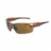 Crucible HD Brown Lens, Crystal Brown Frame Safety Glasses, 12/bx
