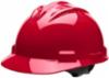 Bullard Standard Vented 4pt Ratchet Hard Hat (S62), red
