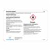 " STRONTIUM HYDRIDE HAZARD STATEMENT" Sign, Plastic, 7" x 10", Materion Logo