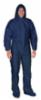 Standard-Weight Polypro Coverall w/ Hood & Boot, Blue, XL