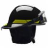 Bullard® FX Series Firefighting Helmet w/ ESS Goggles, Black