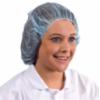 Keystone Bouffant Cap, Blue, 21", 100/bg, 10 bg/cs