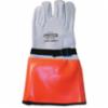 Salisbury 14" Goatskin Leather Glove Protector w/ Pull Strap For High Voltage Rubber Insulating Glove, SZ 7