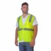 Illuminator™ Economy Mesh Class 2 Vest with Zipper Closure, Lime, 4XL
