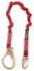 Falltech D-SAFE 6’ Elasticated Design Shock Absorbing Lanyard, 1 Snap, 1 Rebar<br />
