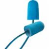 Mega Bullet™ Biosoft Disposable Earplugs, NRR 32 dB, Metal Detectable, Corded, 100 Pairs/Box