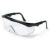TK1 Series Black Safety Glasses w/ Clear Lens, UV-AF Anti-Fog Lens Coating, Scratch-Resistant