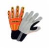 West Chester® R2 Winter Corded Palm Rigger Glove with Long Neoprene Cuff, Hi-Viz Orange, XL
