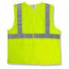 Class 2 Mesh Vest w/ Velcro, Hi-Viz, 2XL