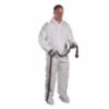 Posiwear BA Coverall w/ Hood & Boot, White, MD