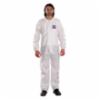 Ansell AlphaTec® 1500 Series Coverall with Elasticated Waist, Wrist, and Ankles, White, Medium
