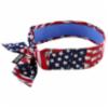 Ergodyne Chill-Its® Evaporative Cooling Bandana/Headband w/ Cooling Towel, Stars & Stripes