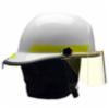 Bullard® PX Series Firefighting Helmet w/ 4" Face Shield, White