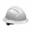 Evolution® Deluxe Full Brim Type I Hard Hat w/ 6-Point Ratchet Suspension, White