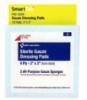 First Aid Only Sterile Gauze Pads, 2" x 2", 10/bg