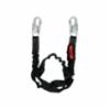 Bashlin 2800 Series Polyester Shock Absorbing Core Lanyard, 4'