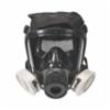 MSA Advantage 4200 Twin-Port Facepiece Assembly, Silicone, Net Head Harness, MD