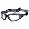 Tracker Clear Lens, Black/Gray Frame Safety Glasses, 10/bx