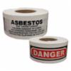 Incom® PrimeGuard Value Grade Barricade Tape, "DANGER ASBESTOS HAZARD" Tape w/ Graphics, 3" x 1000', 12/cs