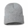 Heavyweight Acrylic Knit Cap, Heather Gray